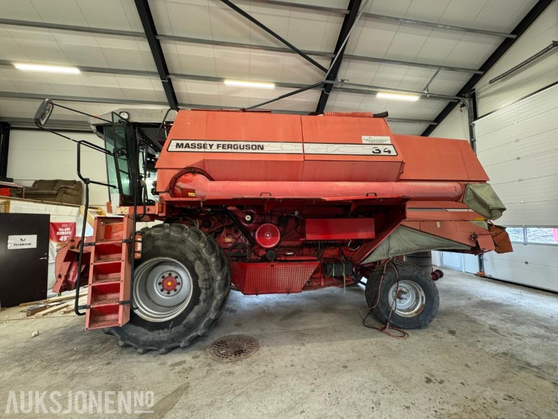 1996 Massey Ferguson MF 34 skurtresker - Derliaus nuėmimo kombainas: foto 2 1996 Massey Ferguson MF 34 skurtresker - Derliaus nuėmimo kombainas: foto 2