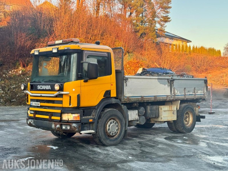 1998 Scania P-serie - 4x2 - Tippbil - Eu-godkjent til 08/26 - Km: 335523 - Savivartis sunkvežimis: foto 1 1998 Scania P-serie - 4x2 - Tippbil - Eu-godkjent til 08/26 - Km: 335523 - Savivartis sunkvežimis: foto 1
