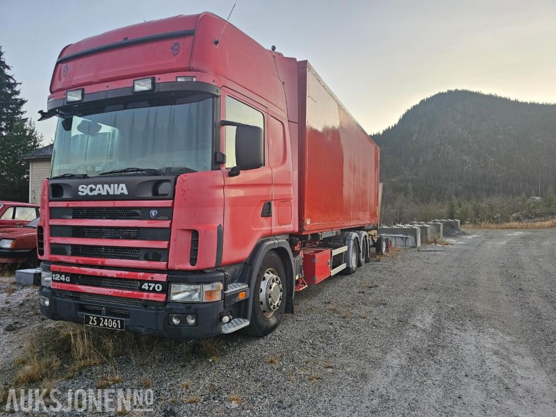 2002 Scania G-serie, Reparasjonsobjekt - Konteineris-vežimus/ Sukeisti kūną sunkvežimis: foto 1 2002 Scania G-serie, Reparasjonsobjekt - Konteineris-vežimus/ Sukeisti kūną sunkvežimis: foto 1