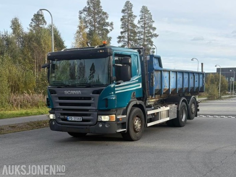 2005 Scania P420LB6X2*4HNA,JOAB 20T krok - Hook-lift sunkvežimis: foto 1 2005 Scania P420LB6X2*4HNA,JOAB 20T krok - Hook-lift sunkvežimis: foto 1
