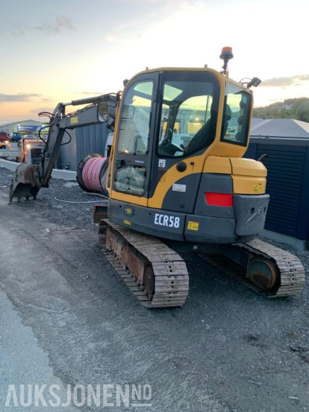 2007 Volvo ECR 58 - 6 Tonns gravemaskin - Sertifisert - Mye tilbehør - Ekskavatorius: foto 4 2007 Volvo ECR 58 - 6 Tonns gravemaskin - Sertifisert - Mye tilbehør - Ekskavatorius: foto 4