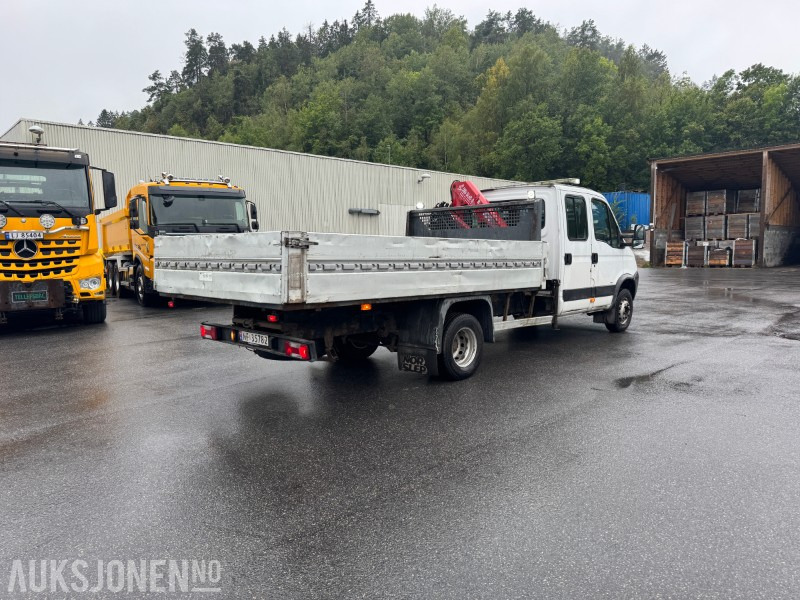 2008 Iveco Daily 65C18 lastebil - kranbil m/plan, HMF 340-kran, dobbeltkabin - Sunkvežimis su kranu: foto 5 2008 Iveco Daily 65C18 lastebil - kranbil m/plan, HMF 340-kran, dobbeltkabin - Sunkvežimis su kranu: foto 5