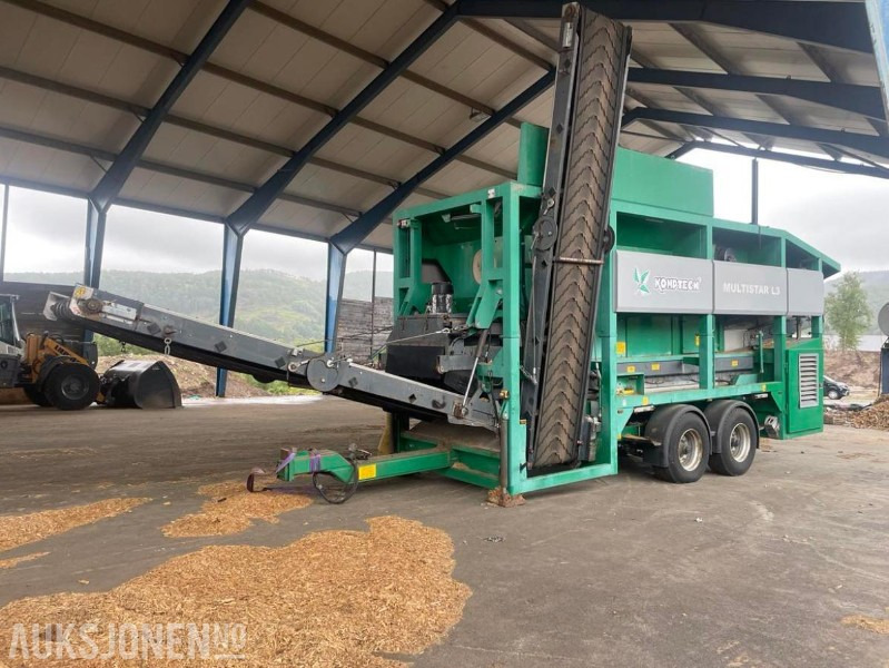 2008 Komptech MultiStar L3 mobilt sikteverk/ sorteringsverk. GOD KAPASITET. Verk: 3350 timer - Motor: 5250 timer. - Sijotuvas: foto 1 2008 Komptech MultiStar L3 mobilt sikteverk/ sorteringsverk. GOD KAPASITET. Verk: 3350 timer - Motor: 5250 timer. - Sijotuvas: foto 1