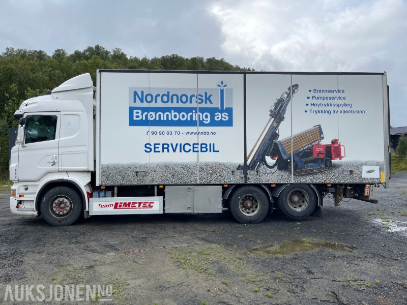 2009 Scania 480 R-serie Highline Skapbil med full sideåpning og Zepro baklift - Furgonas sunkvežimis: foto 3 2009 Scania 480 R-serie Highline Skapbil med full sideåpning og Zepro baklift - Furgonas sunkvežimis: foto 3