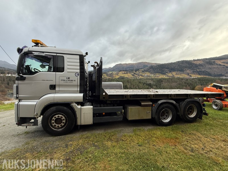 2010 MAN TGS 28.540 krokbil / krokløftbil - maskinflak + krokkasse - Hook-lift sunkvežimis: foto 2 2010 MAN TGS 28.540 krokbil / krokløftbil - maskinflak + krokkasse - Hook-lift sunkvežimis: foto 2