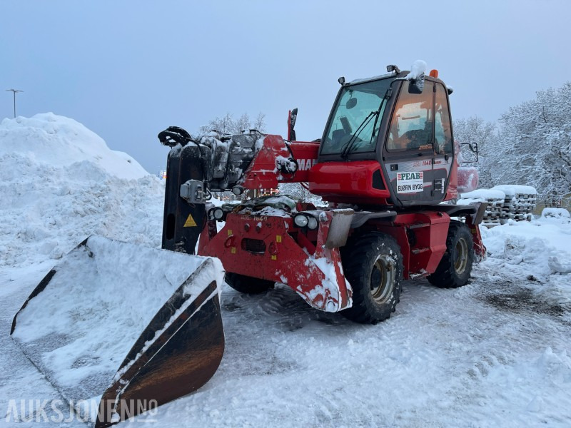 2011 Manitou Easy MRT 1840 Teleskoptruck med sving på hytte, 7368 timer - Teleskopinis krautuvas: foto 1 2011 Manitou Easy MRT 1840 Teleskoptruck med sving på hytte, 7368 timer - Teleskopinis krautuvas: foto 1