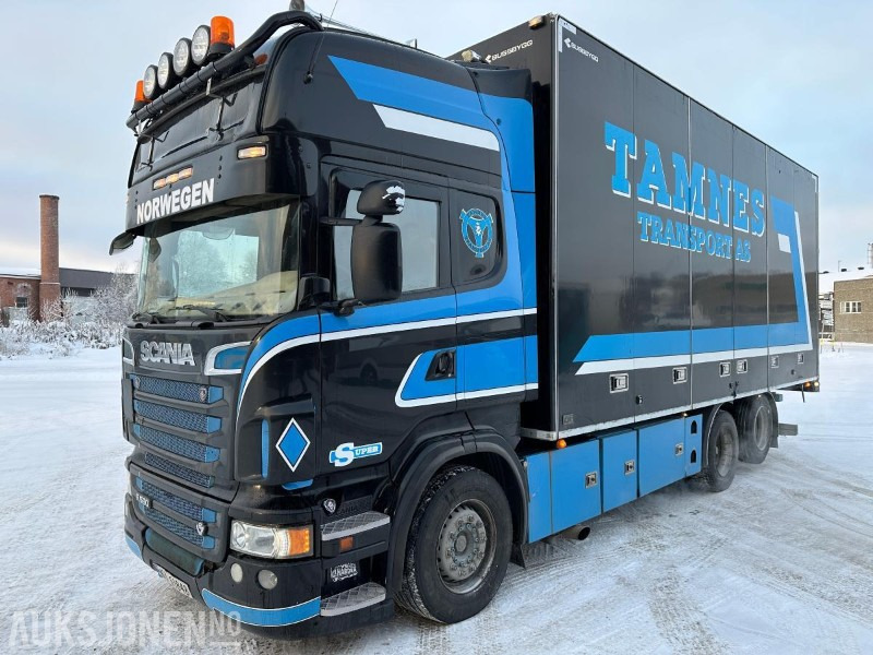 2012 Scania R-serie R560 6x2 skapbil med sideåpning - Furgonas sunkvežimis: foto 1 2012 Scania R-serie R560 6x2 skapbil med sideåpning - Furgonas sunkvežimis: foto 1