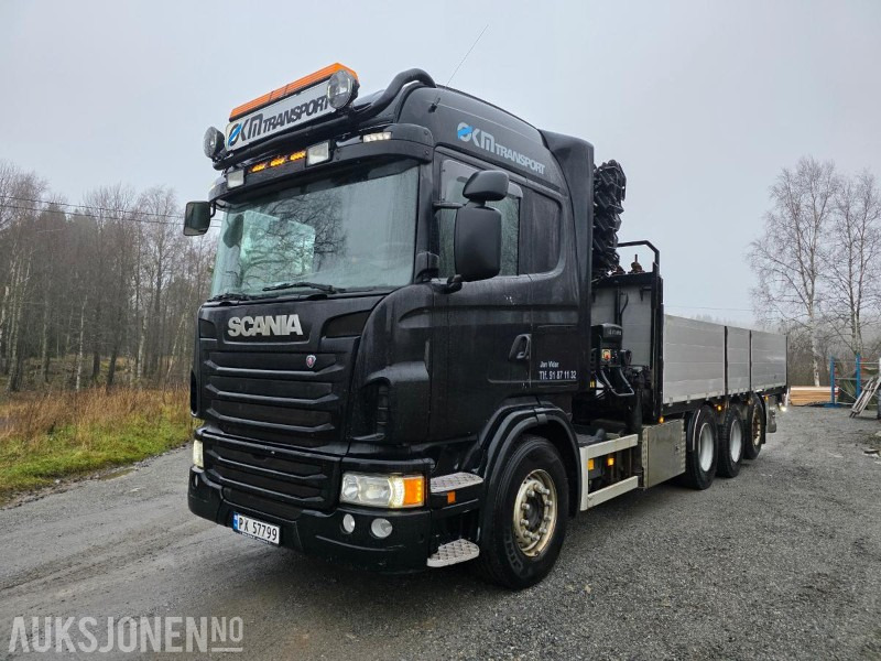 2013 SCANIA G480 8X4 KRANBIL • HIAB XS 377 E-8 HIPRO • EURO 5 • KRAN GODKJENT TIL 05/2026 - Sunkvežimis su kranu: foto 1 2013 SCANIA G480 8X4 KRANBIL • HIAB XS 377 E-8 HIPRO • EURO 5 • KRAN GODKJENT TIL 05/2026 - Sunkvežimis su kranu: foto 1