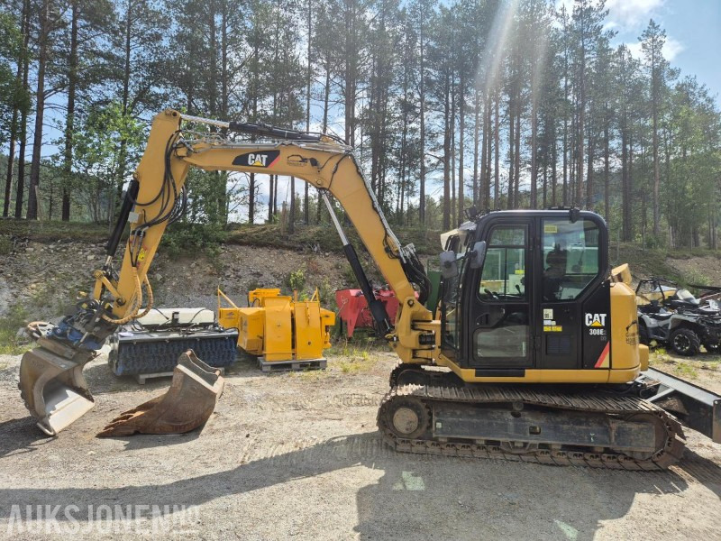 2014 Cat 308E 2 CR beltegraver, med tiltrotator/gripekasett - Ekskavatorius: foto 2 2014 Cat 308E 2 CR beltegraver, med tiltrotator/gripekasett - Ekskavatorius: foto 2
