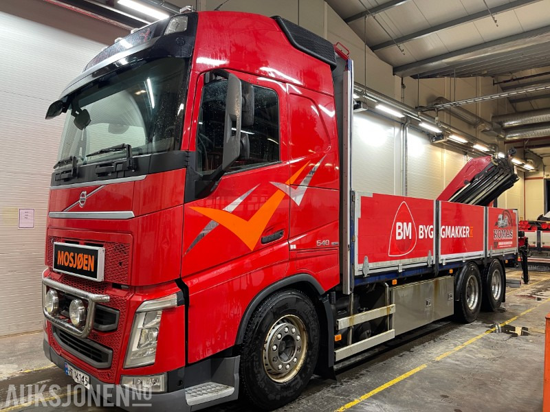 2014 Volvo FH540 6X2 Planbil med HMF 2120 kran, Eu godkjent til 31.05.2026 - Sunkvežimis su kranu: foto 2 2014 Volvo FH540 6X2 Planbil med HMF 2120 kran, Eu godkjent til 31.05.2026 - Sunkvežimis su kranu: foto 2