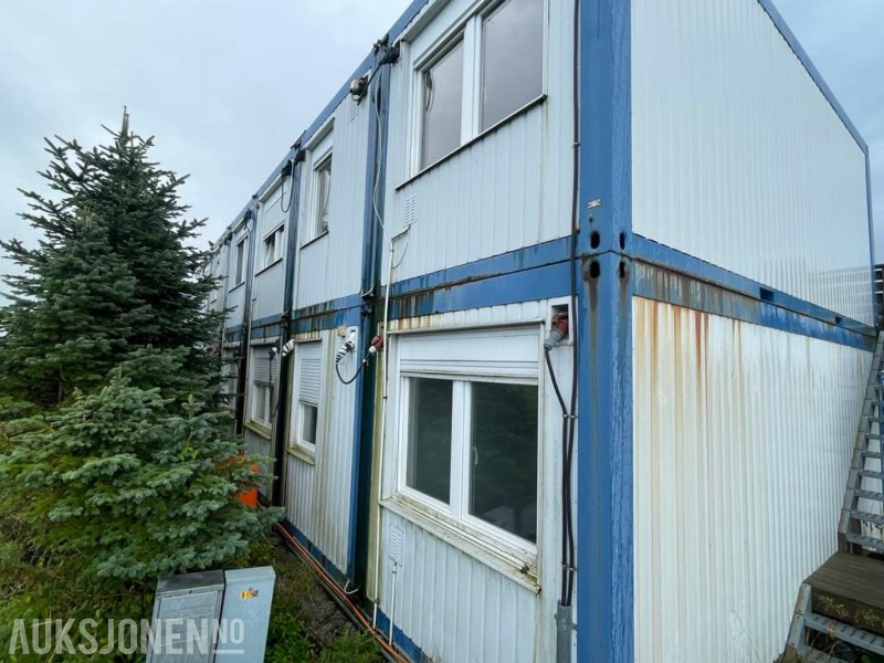2015 Brakkerigg - Containerbrakker i stål med 8 hybler komplett med hybelkomfyr, dusj, toalett, lys og varme. - Statybinė įranga: foto 3 2015 Brakkerigg - Containerbrakker i stål med 8 hybler komplett med hybelkomfyr, dusj, toalett, lys og varme. - Statybinė įranga: foto 3