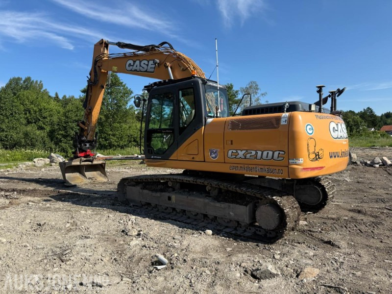 2015 Case CX210C BELTEGRAVER ROTOTILT ENGCON MASKINSTYRING SERVICEHISTORIKK LITE TIMER EN EIER. - Ekskavatorius: foto 5 2015 Case CX210C BELTEGRAVER ROTOTILT ENGCON MASKINSTYRING SERVICEHISTORIKK LITE TIMER EN EIER. - Ekskavatorius: foto 5