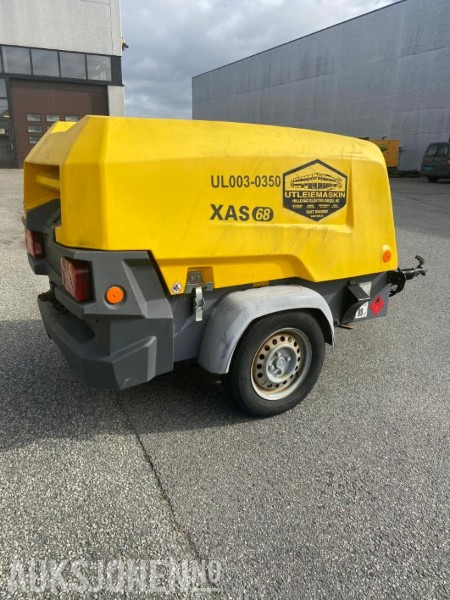 2016 Atlas Copco XAS 68KD luftkompressor - 1367 timer. - Gręžimo mašina: foto 1 2016 Atlas Copco XAS 68KD luftkompressor - 1367 timer. - Gręžimo mašina: foto 1