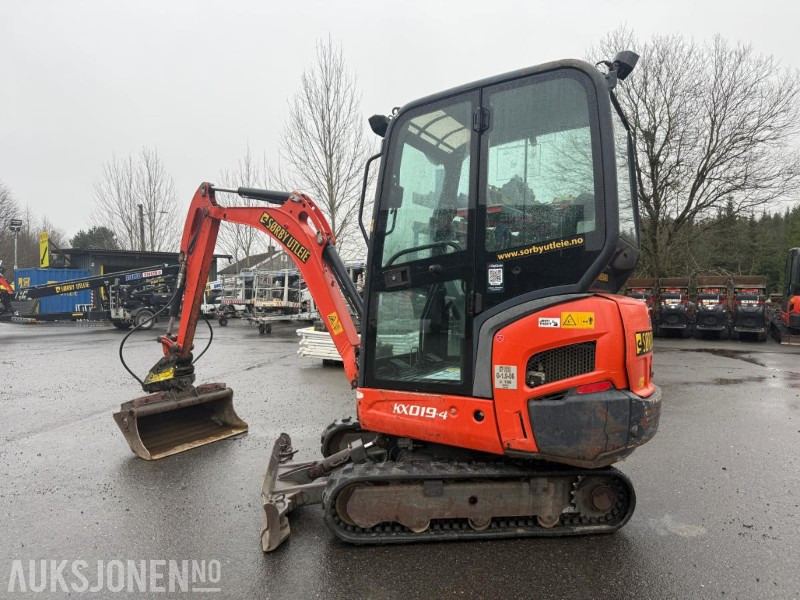 2016 Kubota KX019-4 MINIGRAVER NYE BELTER SERVICEHISTORIKK NY SERVICE 12/25. - Mini ekskavatorius: foto 2 2016 Kubota KX019-4 MINIGRAVER NYE BELTER SERVICEHISTORIKK NY SERVICE 12/25. - Mini ekskavatorius: foto 2