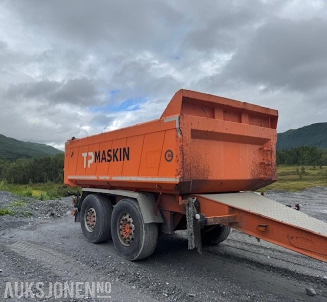 2016 Maur Bilpåbygg K2-19 Boggikjerre - Tipp - EU-Godkjent - Savivartis priekaba: foto 1 2016 Maur Bilpåbygg K2-19 Boggikjerre - Tipp - EU-Godkjent - Savivartis priekaba: foto 1