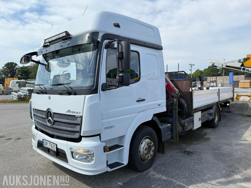 2016 Mercedes-Benz ATEGO 1530L kranbil m/ COPMA 130A.4 kran - Sunkvežimis su kranu: foto 1 2016 Mercedes-Benz ATEGO 1530L kranbil m/ COPMA 130A.4 kran - Sunkvežimis su kranu: foto 1