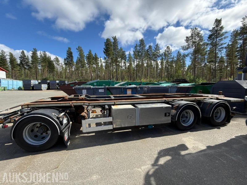 2016 Nor Slep SL-28KT 3-akslet slephenger med krokramme - Konteineris-vežimus/ Sukeisti kūną priekaba: foto 3 2016 Nor Slep SL-28KT 3-akslet slephenger med krokramme - Konteineris-vežimus/ Sukeisti kūną priekaba: foto 3