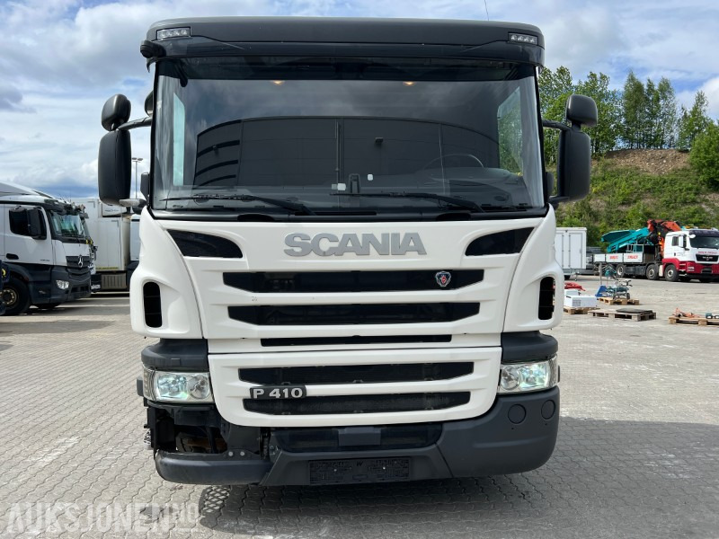 2016 Scania P410 containerbil, lav km, EU, 411 hk, baklem, automat - Konteineris-vežimus/ Sukeisti kūną sunkvežimis: foto 2 2016 Scania P410 containerbil, lav km, EU, 411 hk, baklem, automat - Konteineris-vežimus/ Sukeisti kūną sunkvežimis: foto 2