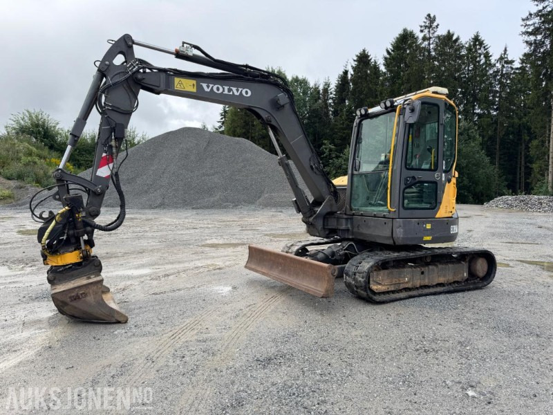 2016 Volvo ecr58d beltegraver 4301t, tiltrotator, pusseskuff,steinskuff - Mini ekskavatorius: foto 1 2016 Volvo ecr58d beltegraver 4301t, tiltrotator, pusseskuff,steinskuff - Mini ekskavatorius: foto 1