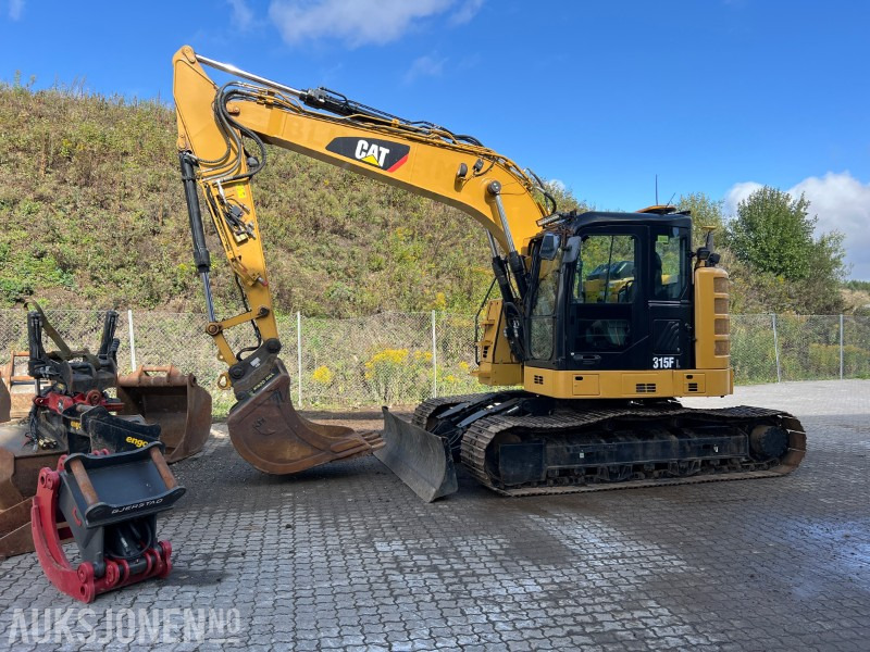 2017 Cat 315FLCR - GPS, R4 rototilt, 4 skuffer, Sentralsmøring - Ekskavatorius: foto 2 2017 Cat 315FLCR - GPS, R4 rototilt, 4 skuffer, Sentralsmøring - Ekskavatorius: foto 2