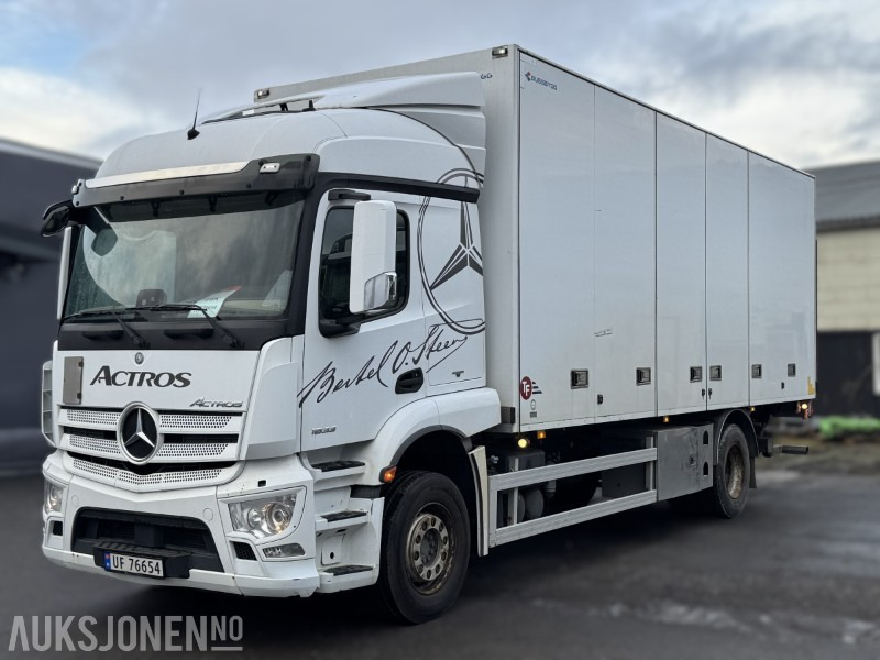 2017 Mercedes-Benz Actros 4x2 SKAPBIL EURO6 BUSSBYGG M/SIDEÅPNING HELLUFT ZEPRO - Furgonas sunkvežimis: foto 1 2017 Mercedes-Benz Actros 4x2 SKAPBIL EURO6 BUSSBYGG M/SIDEÅPNING HELLUFT ZEPRO - Furgonas sunkvežimis: foto 1