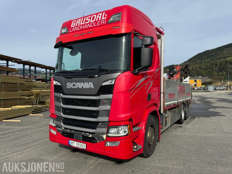 2017 Scania R500 planbil med HMF kran - Sunkvežimis su kranu: foto 4 2017 Scania R500 planbil med HMF kran - Sunkvežimis su kranu: foto 4
