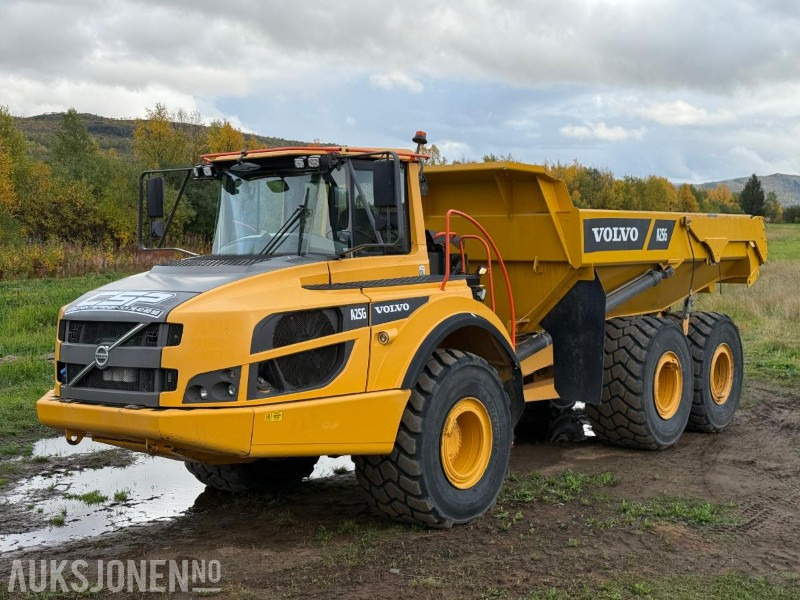 2017 Volvo A25G Dumper - 5181 timer - Brede dekk - Høy front gavel - Savivartis: foto 1 2017 Volvo A25G Dumper - 5181 timer - Brede dekk - Høy front gavel - Savivartis: foto 1