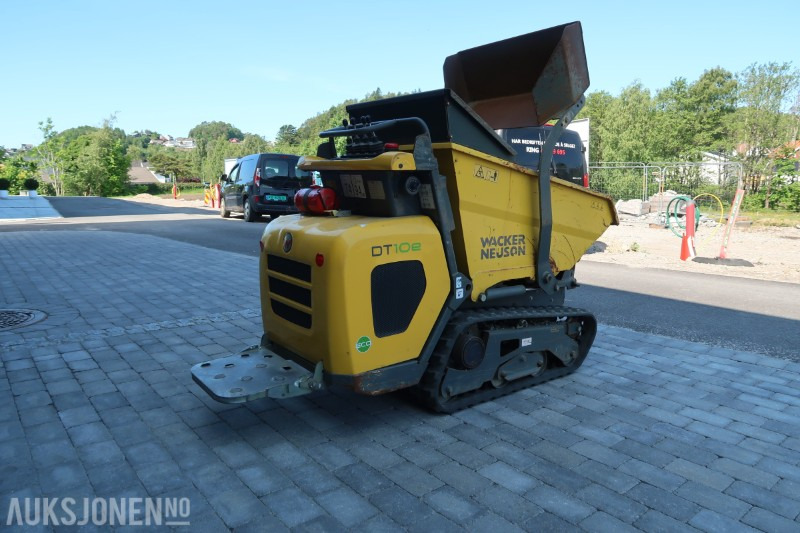2017 Wacker Neuson DT10E - Elektrisk beltedumper med selvlaster - Nyttelast 1000 kg. - Timetall: 58 - Savivartis: foto 3 2017 Wacker Neuson DT10E - Elektrisk beltedumper med selvlaster - Nyttelast 1000 kg. - Timetall: 58 - Savivartis: foto 3