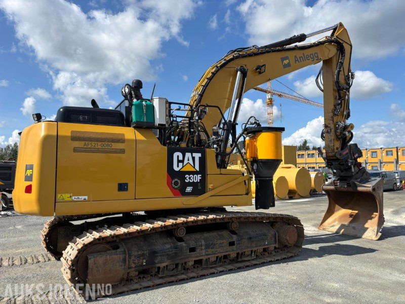 2018 Cat 330F beltegraver med BORTÅRN - Ekskavatorius: foto 2 2018 Cat 330F beltegraver med BORTÅRN - Ekskavatorius: foto 2