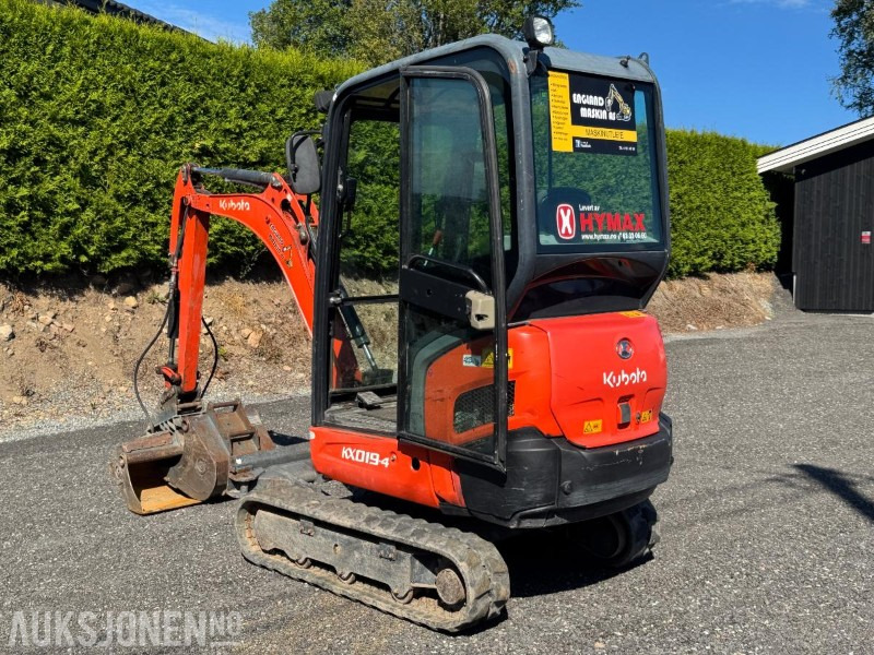2018 Kubota KX019-4 minigraver med 3 skuffer - Mini ekskavatorius: foto 3 2018 Kubota KX019-4 minigraver med 3 skuffer - Mini ekskavatorius: foto 3