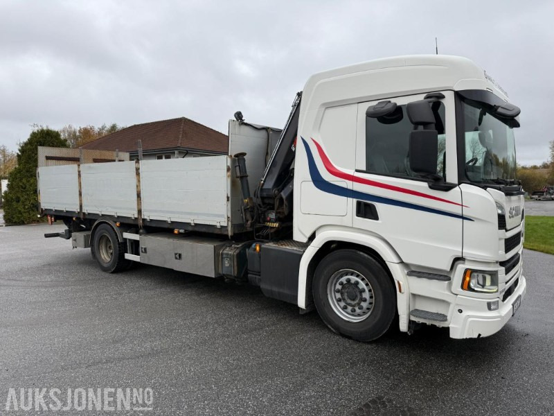 2018 Scania P 320 KRANBIL M/PLAN HIAB XS099 KRAN SERVICEHISTORIKK. - Sunkvežimis su kranu: foto 2 2018 Scania P 320 KRANBIL M/PLAN HIAB XS099 KRAN SERVICEHISTORIKK. - Sunkvežimis su kranu: foto 2