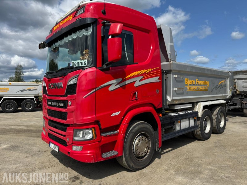 2018 Scania R580 GODT UTSTYRT TIPPBIL MED 3 AKSLET HENGER - Savivartis sunkvežimis: foto 2 2018 Scania R580 GODT UTSTYRT TIPPBIL MED 3 AKSLET HENGER - Savivartis sunkvežimis: foto 2