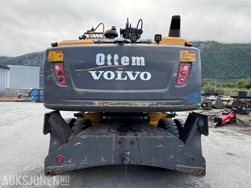 2018 Volvo EW210D Hjulgraver - S70 HK feste - Sentralsmøring - Hammerhydraulikk/tilleggshydraulikk - Multi-X - 1 tannskuffe - Ekskavatorius: foto 5 2018 Volvo EW210D Hjulgraver - S70 HK feste - Sentralsmøring - Hammerhydraulikk/tilleggshydraulikk - Multi-X - 1 tannskuffe - Ekskavatorius: foto 5