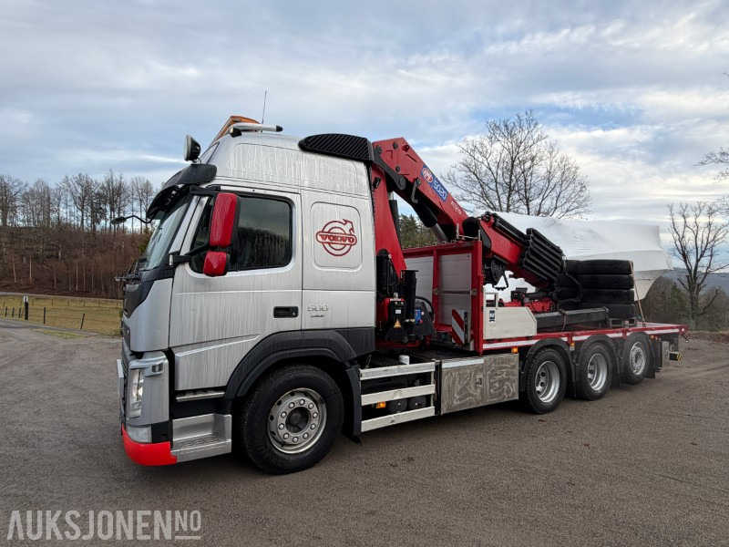 2018 Volvo FM500 Kranbil med HMF 5020K kran + Trailerbygg henger - Sunkvežimis su kranu: foto 2 2018 Volvo FM500 Kranbil med HMF 5020K kran + Trailerbygg henger - Sunkvežimis su kranu: foto 2