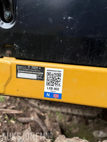 2019 Cat 307.5 Gravemaskin - Stage V - Engcon rotortilt - 2 Skuffer - 1669T - Ekskavatorius: foto 5 2019 Cat 307.5 Gravemaskin - Stage V - Engcon rotortilt - 2 Skuffer - 1669T - Ekskavatorius: foto 5