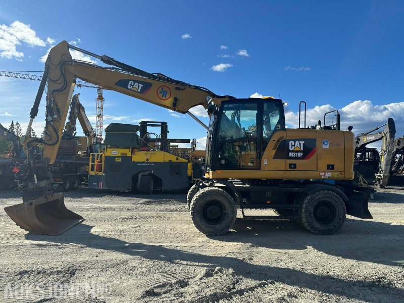 2019 Cat M318F hjulgraver med tiltrotator og skuff - Ekskavatorius: foto 1 2019 Cat M318F hjulgraver med tiltrotator og skuff - Ekskavatorius: foto 1
