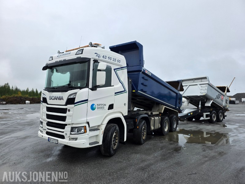 2019 Scania R650 8X4 tippbil med ISTRAIL henger Lav kilometer - Savivartis sunkvežimis: foto 1 2019 Scania R650 8X4 tippbil med ISTRAIL henger Lav kilometer - Savivartis sunkvežimis: foto 1