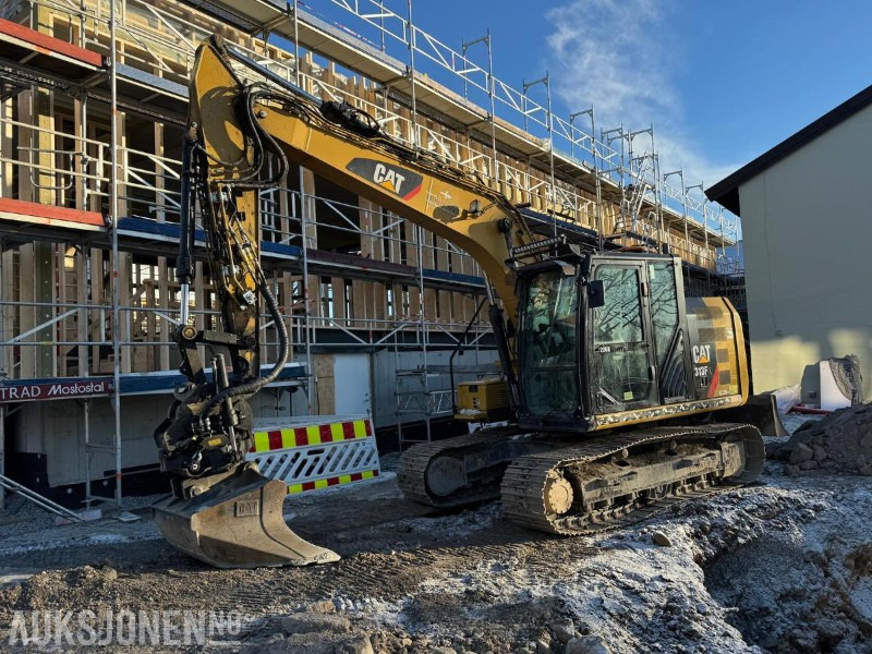 2020 Cat 313FL gravemaskin med maskinstyring / 2 skuffer / 5278 timer - Ekskavatorius: foto 1 2020 Cat 313FL gravemaskin med maskinstyring / 2 skuffer / 5278 timer - Ekskavatorius: foto 1