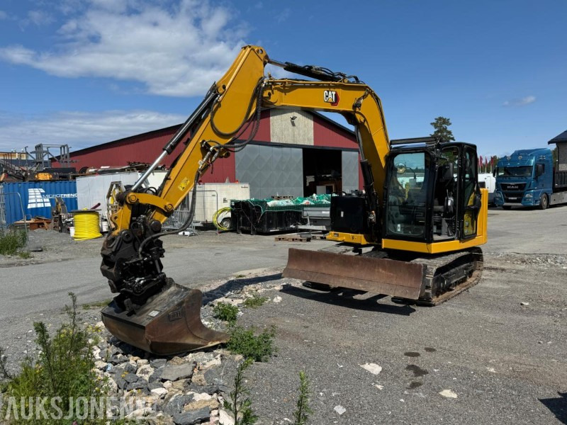 2021 Cat 307.5 gravemaskin med tiltrotator og sentralsmøring / 2 stk skuffer / årskontrollert - Ekskavatorius: foto 1 2021 Cat 307.5 gravemaskin med tiltrotator og sentralsmøring / 2 stk skuffer / årskontrollert - Ekskavatorius: foto 1