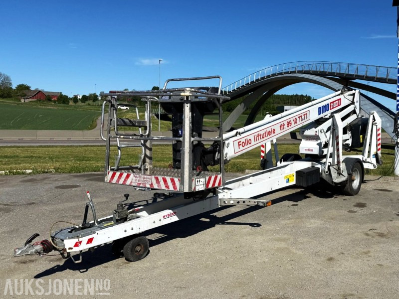 2021 Dino 210XT-2 Tilhengerlift, 21 m arb-høyde, drift på hjul, årskontroll - Kėlimo platforma: foto 1 2021 Dino 210XT-2 Tilhengerlift, 21 m arb-høyde, drift på hjul, årskontroll - Kėlimo platforma: foto 1