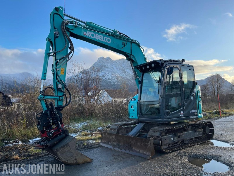 2021 Kobelco SK75SR-7 Gravemaskin med skjær, tiltrotator med gripekassett, nylig sertifisert, kun 2400 timer - Ekskavatorius: foto 1 2021 Kobelco SK75SR-7 Gravemaskin med skjær, tiltrotator med gripekassett, nylig sertifisert, kun 2400 timer - Ekskavatorius: foto 1