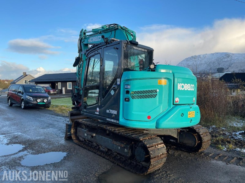 2021 Kobelco SK75SR-7 Gravemaskin med skjær, tiltrotator med gripekassett, nylig sertifisert, kun 2400 timer - Ekskavatorius: foto 4 2021 Kobelco SK75SR-7 Gravemaskin med skjær, tiltrotator med gripekassett, nylig sertifisert, kun 2400 timer - Ekskavatorius: foto 4