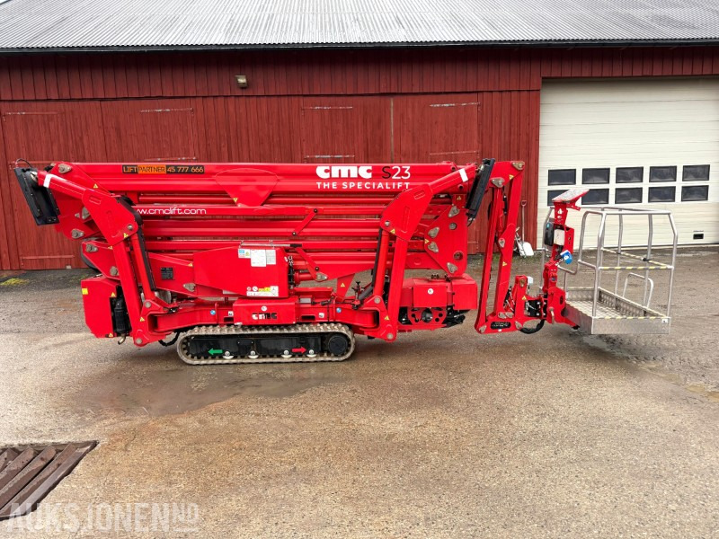 2022 CMC S23 spiderlift, 23m arb.høyde, automatisk nivellering, merkefrie belter, radiokontroll, Diesel/ 230V - Kėlimo platforma: foto 4 2022 CMC S23 spiderlift, 23m arb.høyde, automatisk nivellering, merkefrie belter, radiokontroll, Diesel/ 230V - Kėlimo platforma: foto 4