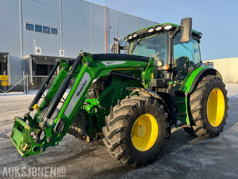2022 John Deere 6130R Q5 frontlaster - Traktorius: foto 1 2022 John Deere 6130R Q5 frontlaster - Traktorius: foto 1