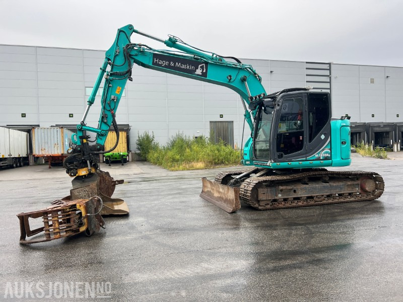 2023 Kobelco SK140SRLC-5 med Engcon tilt, grav, puss og klype - Ekskavatorius: foto 2 2023 Kobelco SK140SRLC-5 med Engcon tilt, grav, puss og klype - Ekskavatorius: foto 2