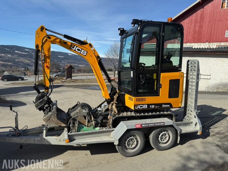 2024 JCB 19 C-1 MINIGRAVER, 3 SKUFFER, KUN 200 TIMER, UTVIDET GARANTI - Mini ekskavatorius: foto 1 2024 JCB 19 C-1 MINIGRAVER, 3 SKUFFER, KUN 200 TIMER, UTVIDET GARANTI - Mini ekskavatorius: foto 1