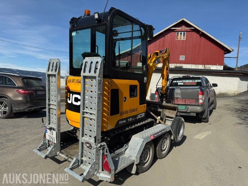 2024 JCB 19 C-1 MINIGRAVER, 3 SKUFFER, PIGGHAMMER, MASKINHENGER, KUN 200 TIMER, UTVIDET GARANTI - Mini ekskavatorius: foto 5 2024 JCB 19 C-1 MINIGRAVER, 3 SKUFFER, PIGGHAMMER, MASKINHENGER, KUN 200 TIMER, UTVIDET GARANTI - Mini ekskavatorius: foto 5