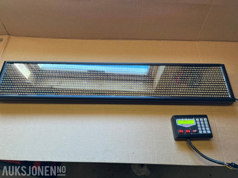 2025 LED Tekstskilt med kontrollpanel - NYTT! - Statybinė įranga: foto 1 2025 LED Tekstskilt med kontrollpanel - NYTT! - Statybinė įranga: foto 1