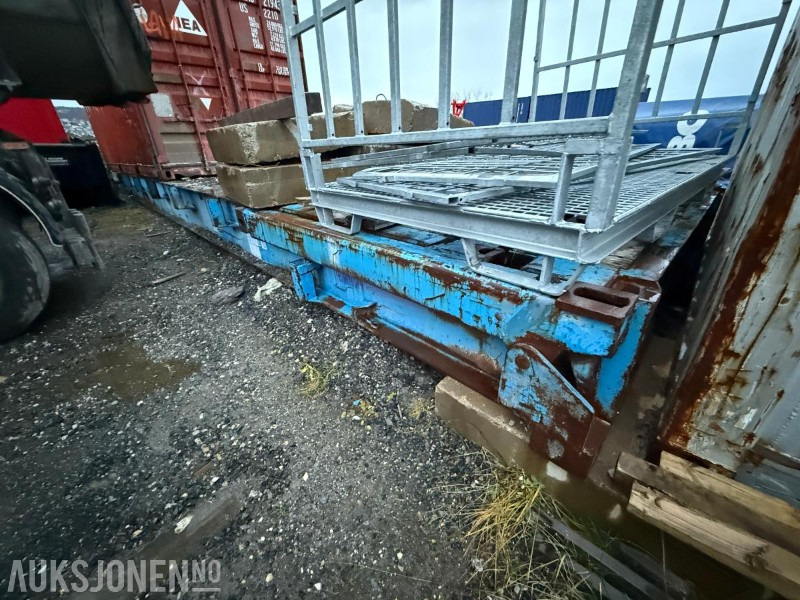 40 Fots flak til sidelaster - med støttelabber - Bortinis kėbulas: foto 2 40 Fots flak til sidelaster - med støttelabber - Bortinis kėbulas: foto 2