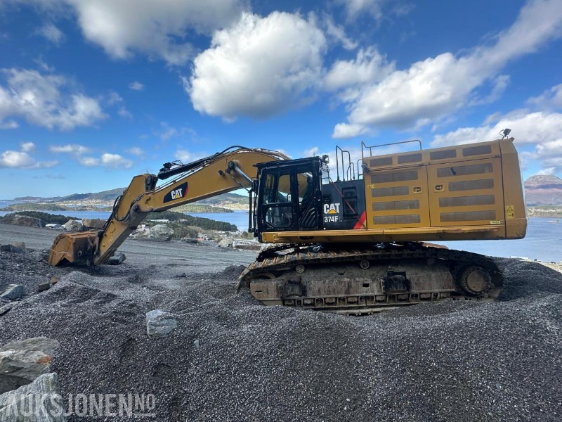 Cat 374F Beltegraver - Sentralsmøring - Ryggekamera - Graveskuff - Ekskavatorius: foto 1 Cat 374F Beltegraver - Sentralsmøring - Ryggekamera - Graveskuff - Ekskavatorius: foto 1